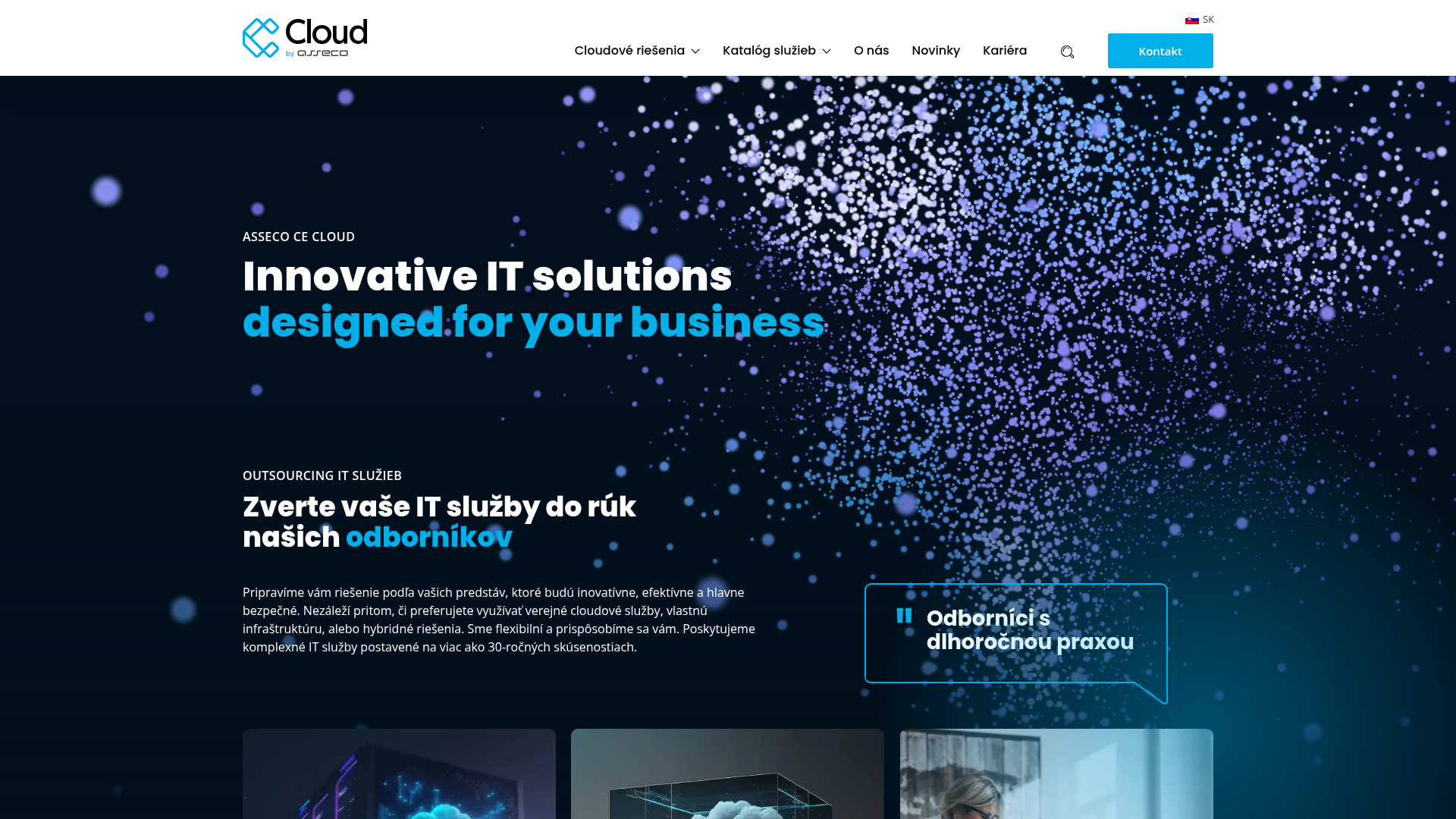 Asseco CE Cloud — Kompletní web + vizuální identita